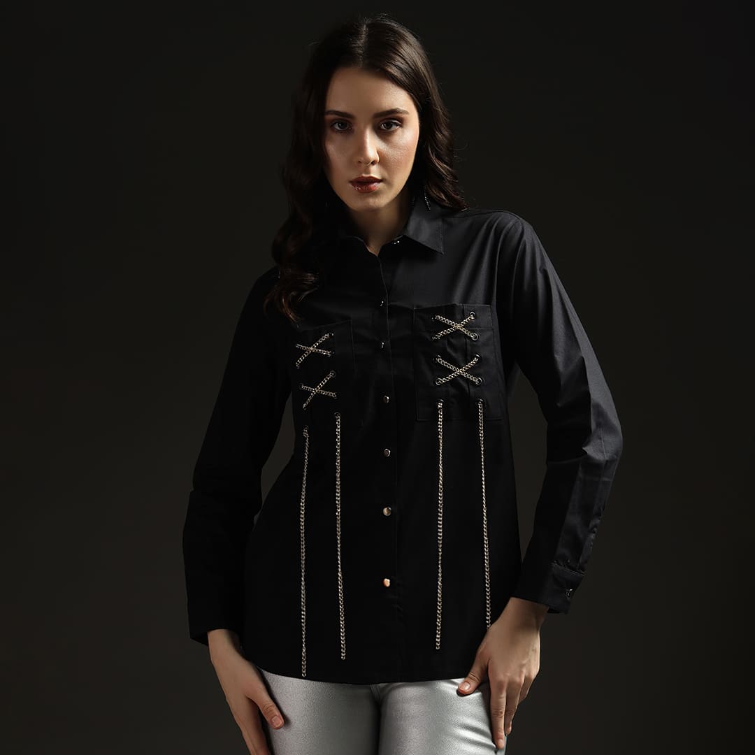 Stellar Gold Cascade Shirt